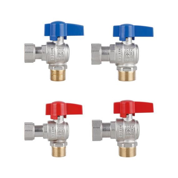 Комплект кутових кранів Thermo Alliance Standart 1/2" ВН -3/4" ВЗ з накидною гайкою для під'єднання котла TAS225RBW1520 | Зображення 3