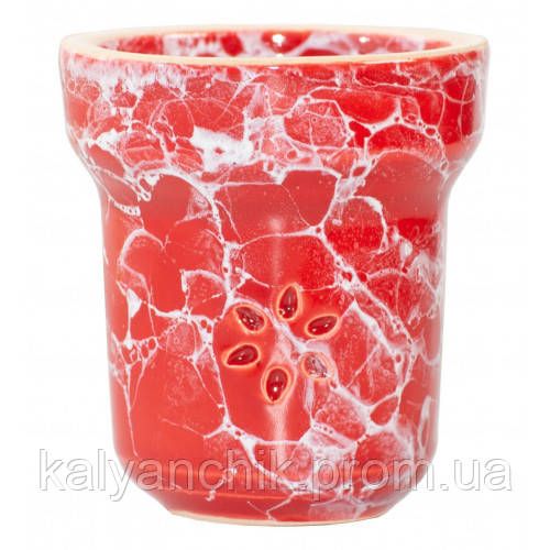 >Чаша для кальяна Solaris Eva Red and White