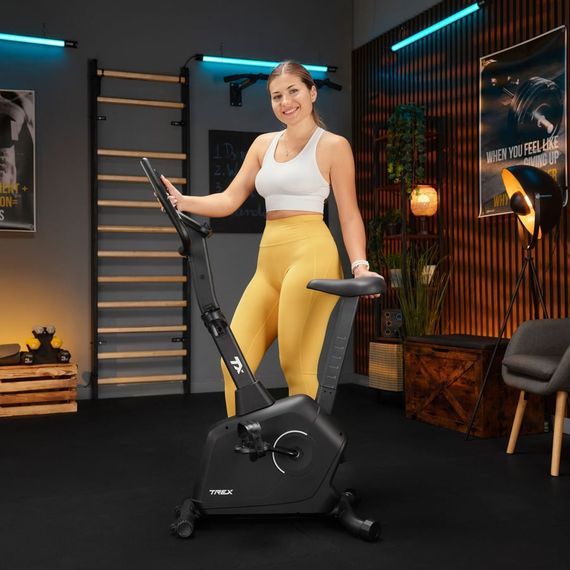 Велотренажер Trex Sport TX-380MB Rigon магнітний чорний | Зображення 3