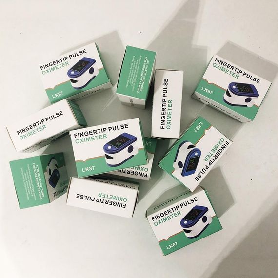 Пульсоксиметр Fingertip pulse oximeter LK87. Цвет: синий | Зображення 2
