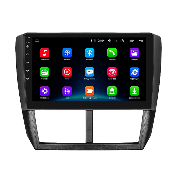 Штатная магнитола 9" Lesko для Subaru Forester III 2007-2011  4/64Gb/ 4G/ Wi-Fi/ CarPlay Premium Субару | Зображення 1