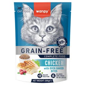 Сухий корм із куркою для котів Wanpy Adult Cat GF Chicken, 500 гр