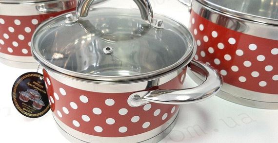 Каструля Bohmann BH-0127-20, 3. 6 л, 20 см, з нержавіючої сталі з кришкою, для всіх типів плит | Зображення 2
