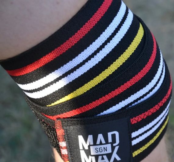 Бинти на коліна MadMax MFA-292 Knee Wraps Black (MFA-292-U) | Зображення 6