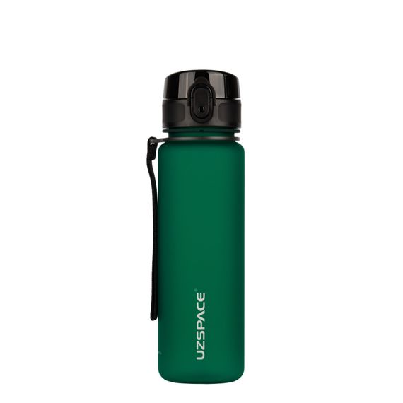 Пляшка для води UZSPACE 3026(Dark-Green) 500 мл, темно-зелена