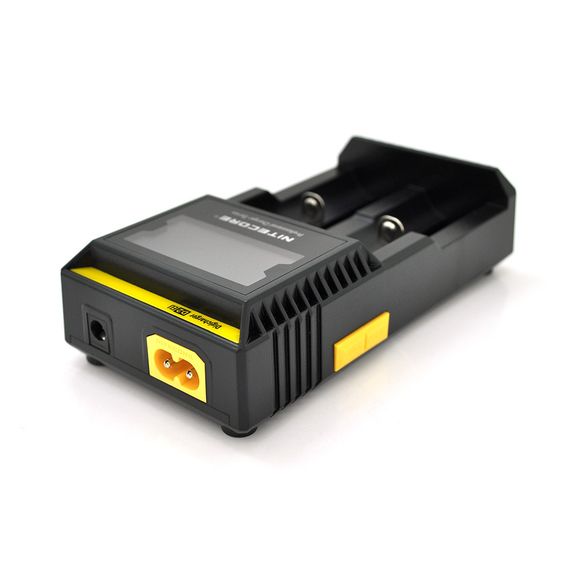 Зарядний пристрій універсальний Nitecore Digicharger D2, 2 канали, LCD дисплей, підтримує Li-ion, Ni-MH та Ni-Cd AA (R6), ААA