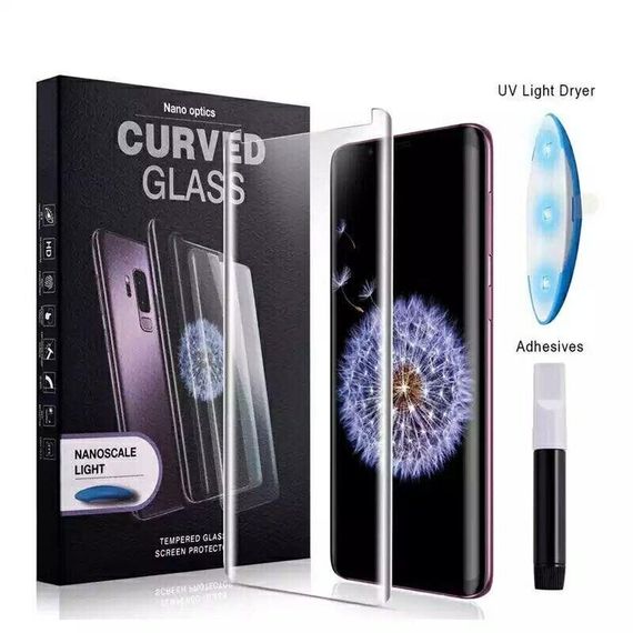 Захисне скло 3D на весь екран для Samsung Galaxy Note 20 (з ультрафіолетовим клеєм) | Зображення 3