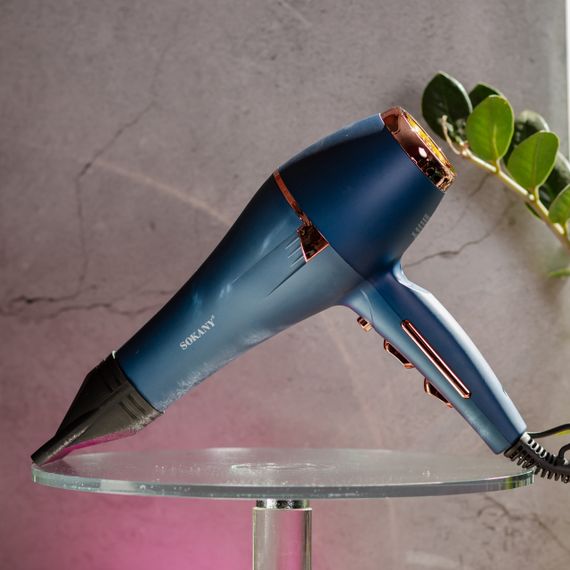 Професійний фен для волосся з насадками концентратор і дифузор 2400 Вт Sokany SK-14001 | Зображення 7