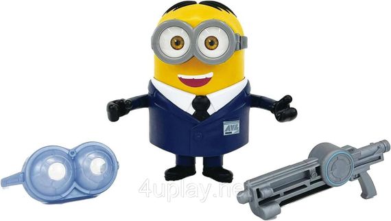 Ігрова фігурка міньйона Дейв з Нікчемний я 4 Оригінал Minions Despicable Me 4 Agent Dave Figure 14 см | Зображення 1