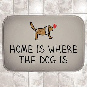 Коврик в ванну Home is where the dog is 58х38 см (VAN_24F078)