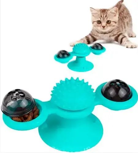 Игрушка для кота (спиннер) Rotate windmill cat toy