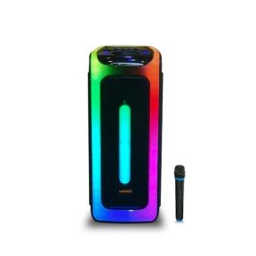 Акустика для вечеринок Kimiso QS-4228 с микрофоном и пультом ДУ BT/TF/USB/AUX 3000 Вт