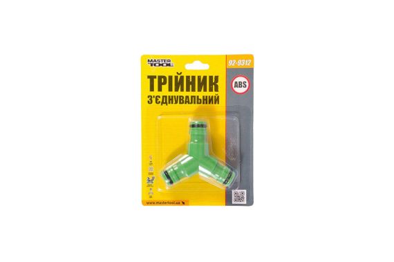 Тройник для коннектора Mastertool - 1/2" x 1/2" x 1/2" (92-9312) | Зображення 1