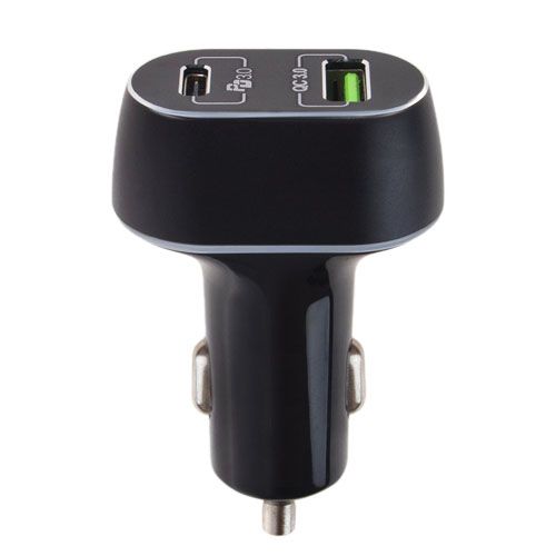 Автомобільний зарядний пристрій VOIN 63W, 1USB QC3.0 18W + 1PD 45W, 12/24V | Зображення 4
