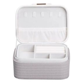 Скринька для прикрас з еко шкіри 15.5×11.5×8.5 ​​органайзер для ювелірних виробів HP-5-37BE