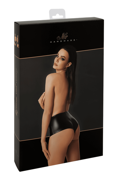 Шортики Noir Handmade F335 Powerwetlook shorts Черный S | Зображення 7