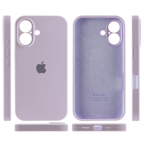 Чехол Silicone Case Full Camera Protective (AA) для Apple iPhone 16 Plus (6.7") Сиреневый / Lilac | Зображення 2
