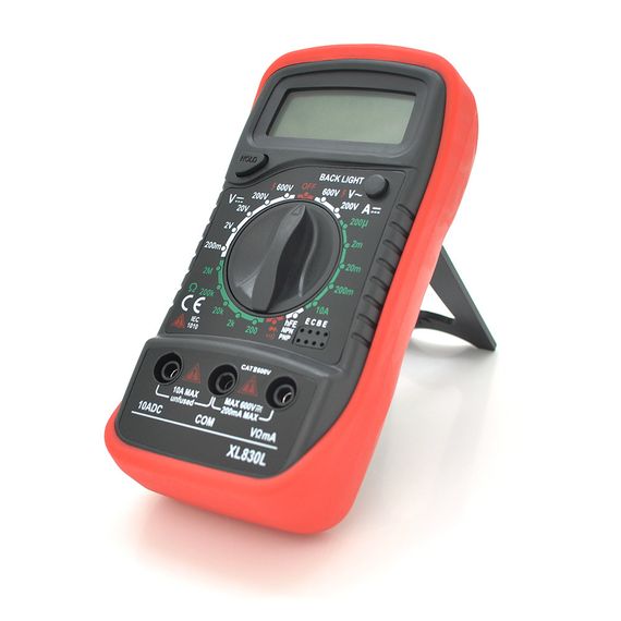Мультиметр ANENG XL-830L, вимірювання: V, A, R, C, функція hFE | Зображення 1