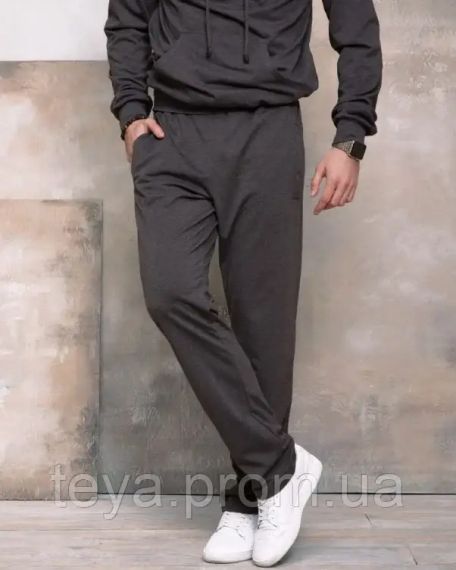 Спортивные штаны цвет темно-серый размеры S, L, XL, M, XXL, 3XL FI_004415