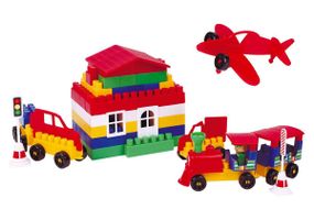 Конструктор пластиковий Technok Toys 0519 Building Blocks 130 деталі
