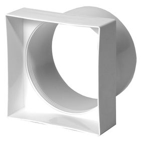 Перехідник пластиковий 100х100мм Ø100мм VA91 Europlast
