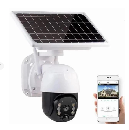 Камера відеоспостереження вулична з сонячною панеллю 4G Solar Camera ICSEE 3MP оригінал FHD- XPRO 12- чорний (MER-15336_5214) | Зображення 4