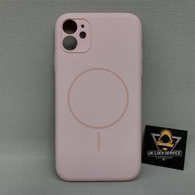 Чохол Iphone 11 MagSafe Софт Тач м'який Протиударний Рожевий