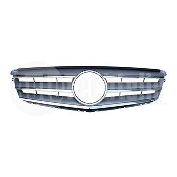 Решетка радиатора Mercedes Benz W204 07-14 (Хром/Серебристый), 120 8846