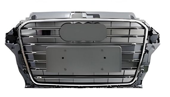 Передня решітка RS-style (2012-2016, сіра з хромом) для Ауди A3 рр