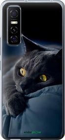 Чохол на Vivo Y73S Димчастий кіт "825u-2159-2448"