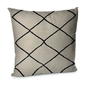 Подушка диванная с бархата Сетка 45x45 см (45BP_ERA011)