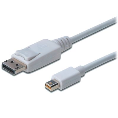 Кабель мультимедийный miniDisplayPort M to DisplayPort M 3.0m Digitus (AK-340102-030-W)