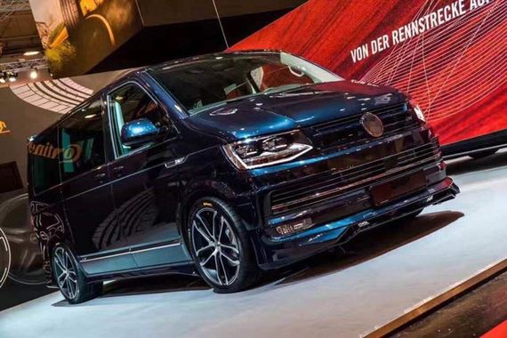 Накладка на передній бампер ABT Original 2015-2018 (під фарбування) для Volkswagen T6 2015-2024, 2019-2024 рр | Зображення 1