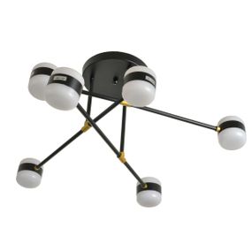 Люстра молекула LED 65W WW BK (BL-952S/6)
