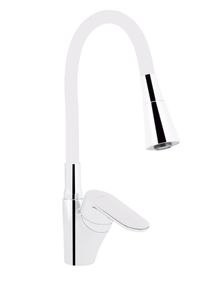 Змішувач для кухні Lidz Tani 007F3, Chrome/White (k40) LDTAN007F3WCR40423