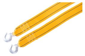 Трос буксировочный 5,5м*65мм 8т (крюк) (пакет) СИЛА