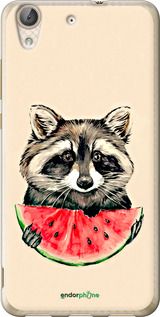 Чохол на Huawei Y6 II Єнотик з кавуном "4605u-338-2448"
