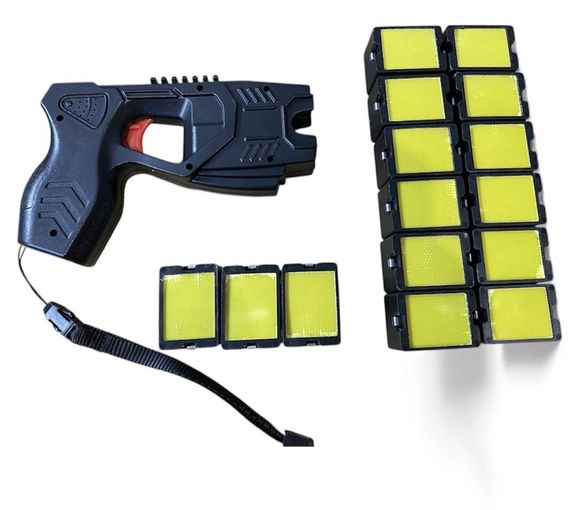 Самый Мощнейший Парализатор (шокер) Стреляющий электрошокер Taser KSY FD USA + лазер Топ Продаж + 15 Картриджов