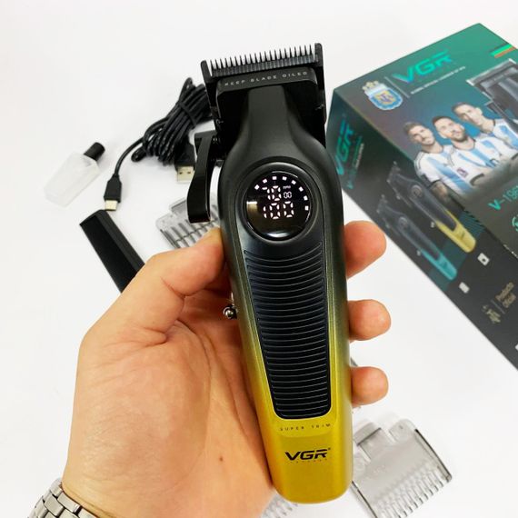 Акумуляторна машинка для стрижки VGR V-196 GOLD | Зображення 5
