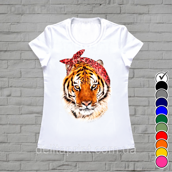 Футболки новорічні Фемілі Лук "Смугасті Тигри" Family Look парні | Зображення 2