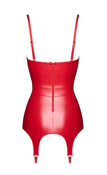 Корсет із підв'язками для панчіх Noir Handmade F368 Bombshell Fierce Corset-belt Red S Sex Aura | Зображення 9