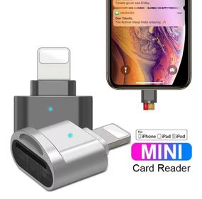 Адаптер для чтения Micro TF SD карт, конвертер для Iphone Ipad OTG в Micro SD