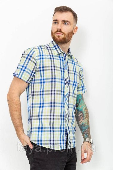 Сорочка чоловіча картата колір жовто-синій розмір M FA_003830 | Зображення 2