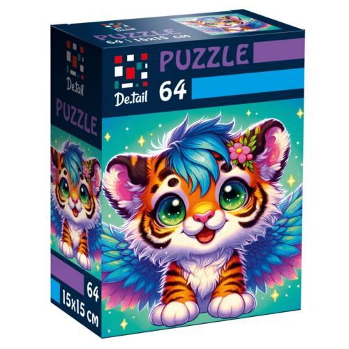 Пазли "De.tail. Крилате тигреня" 64 деталі | Зображення 2