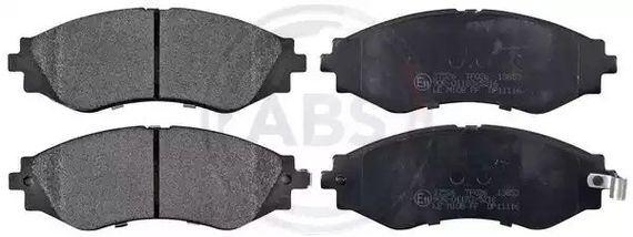 Колодки передні гальмівні Gentra/Kalos/Lacetti/Nubira/Rezzo (00-22) (37526) ABS | Зображення 2