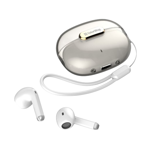 Навушники бездротові ColorWay slim CW-TWS2WT Earbuds білий | Зображення 8