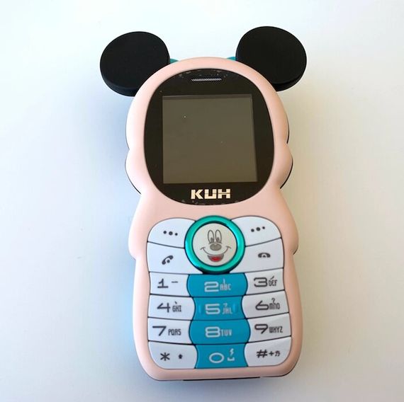Мини Мобильный Телефон Mickey Mouse (Микки Маус) BLUE (Power Bank встроенный) | Зображення 2
