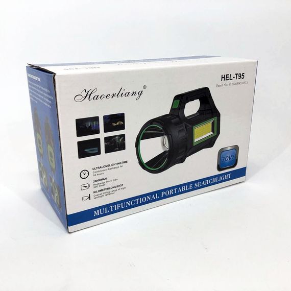 Мощный фонарь для рыбалки T95-LED+COB | Кемпинговая лампа фонарь | DF-628 Фонарь кемпинговый | Зображення 4