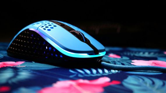 Миша ігрова Xtrfy M4 RGB, Miami Blue (XG-M4-RGB-BLUE) | Зображення 3