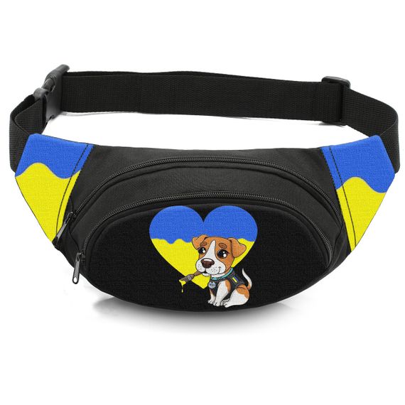 Сумка-бананка дитяча з принтом Пес Патрон поясна сумка для хлопчика (4582)